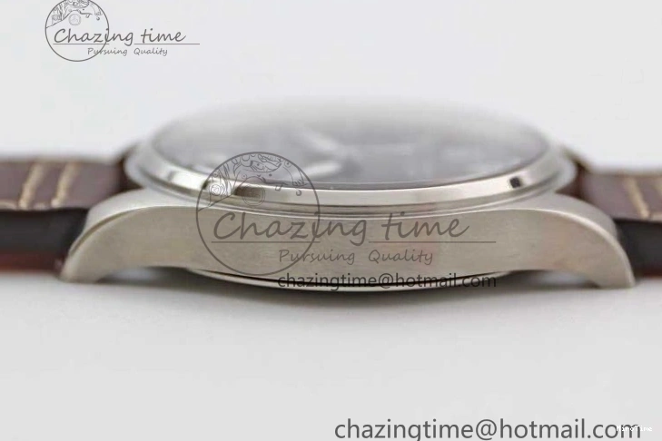 MIROTIME 0413 HighQuality Mark XVIII IW327010 SS M+F 1:1 Best Edition Brown Dial on Brown Leather Strap A 7049